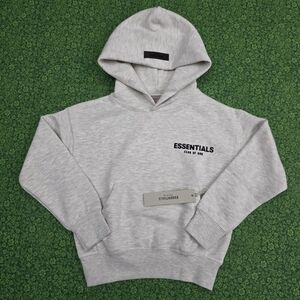 Essentials Light Oatmeal Hoodie Sweater for Kids